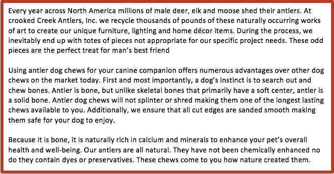 Large Rope Toy with Elk Burr-All Natural, Grade A, Premium Antler Dog Treats, Organic Dog Chews, Naturally Shed Antlers from USA