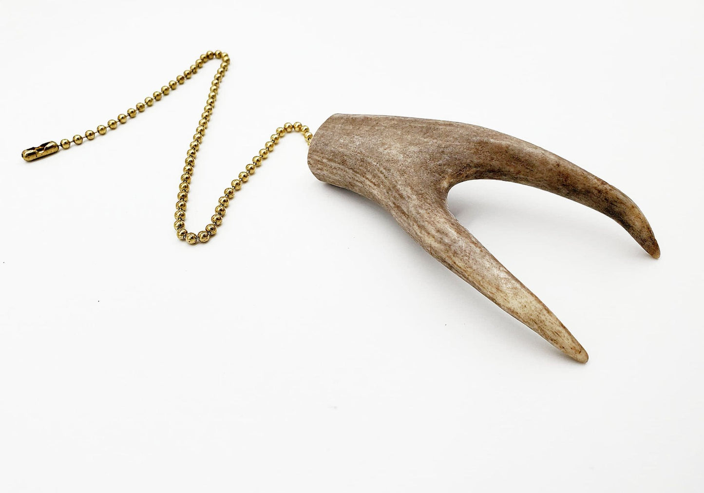 Ceiling Fan Pull Chain - Small Antler Fork