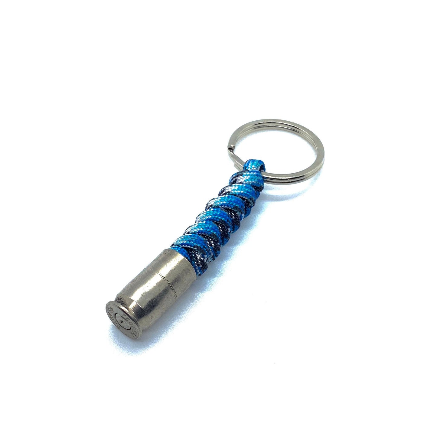 Paracord Spent Brass Keychain