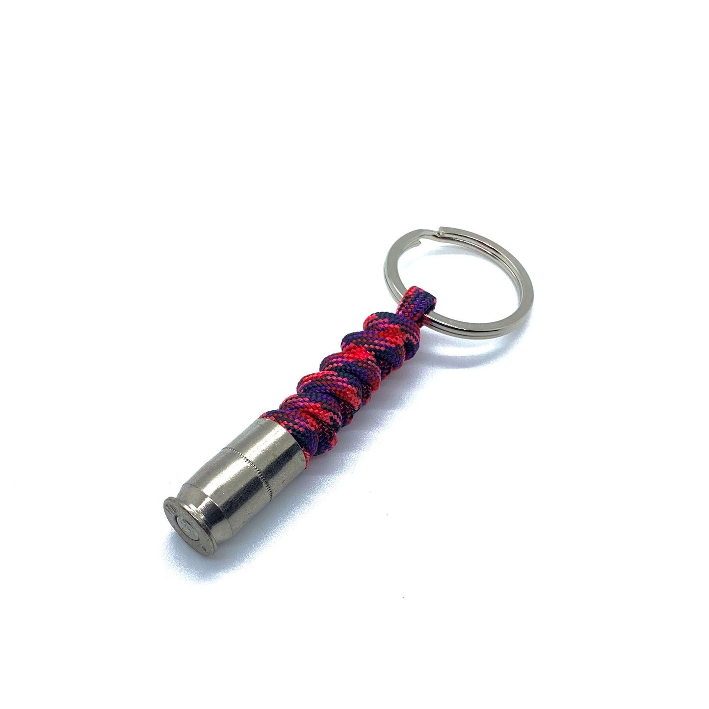 Paracord Spent Brass Keychain