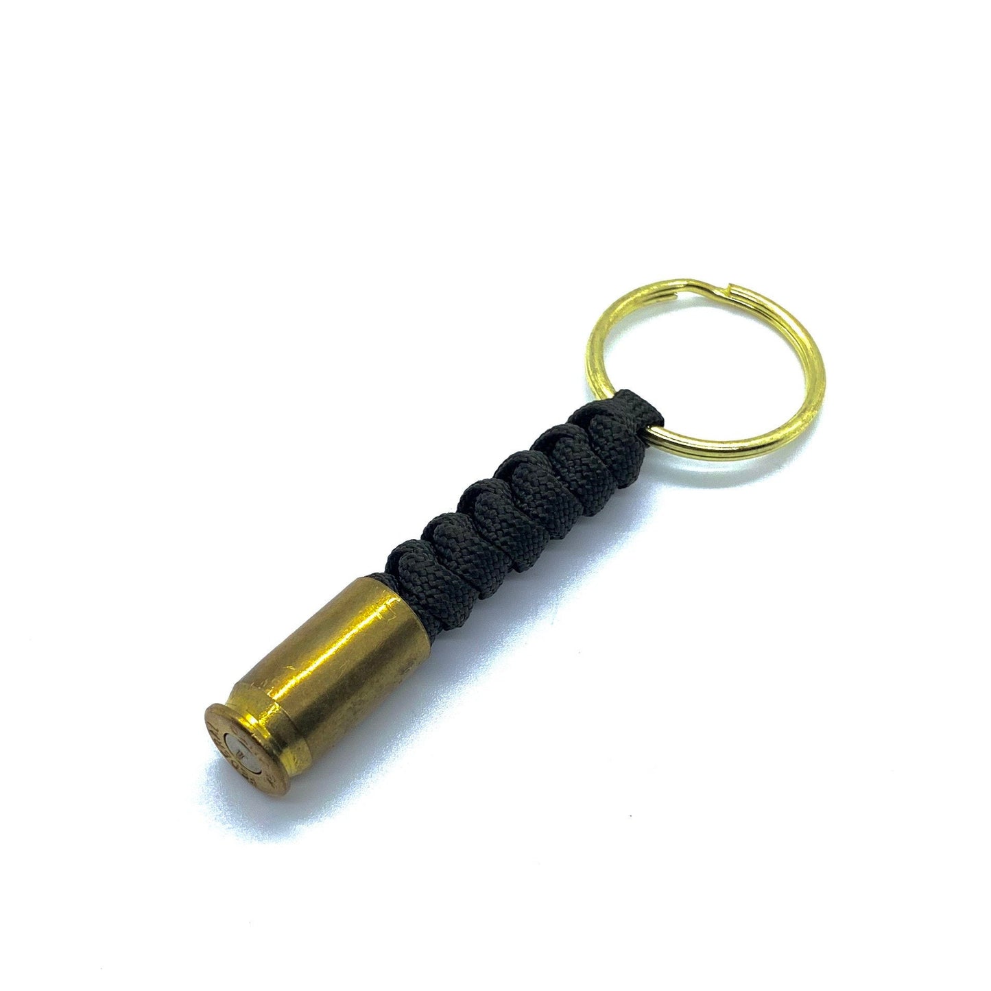 Paracord Spent Brass Keychain