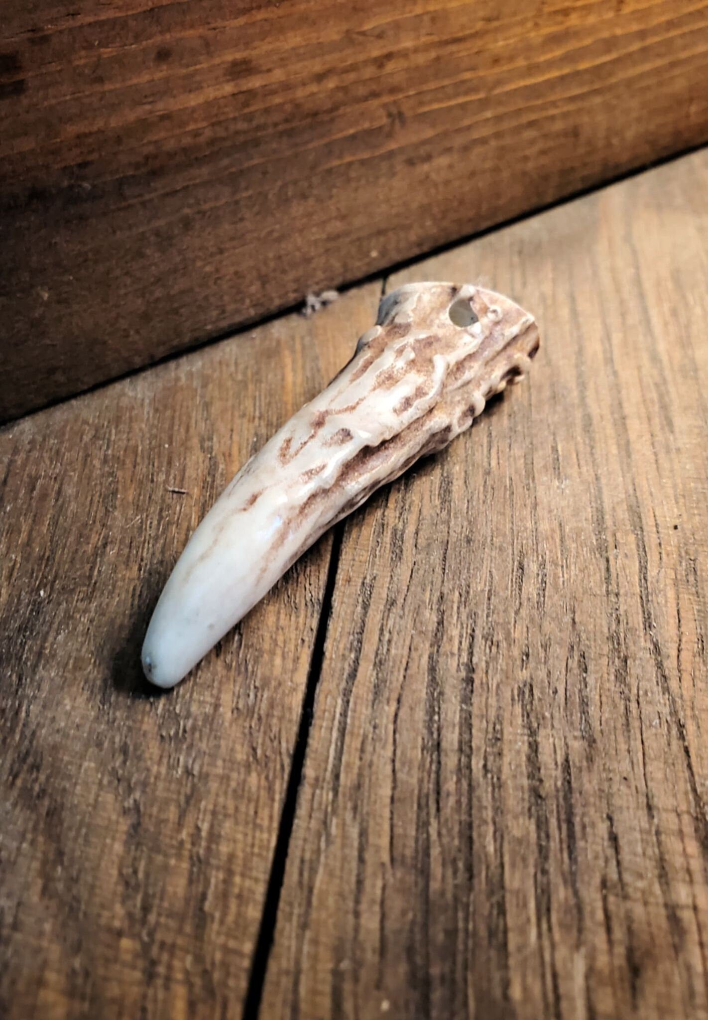 Small Brow Tine Pendant