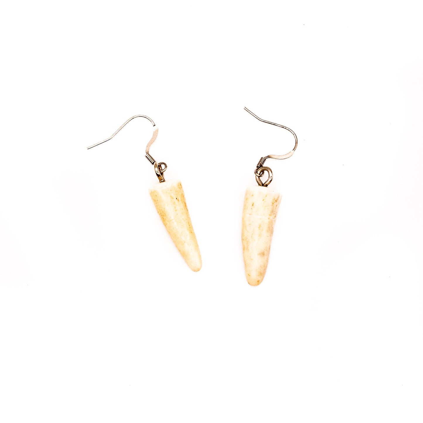 Antler Earrings - Real Natural Deer|Elk Antler Jewelry - Antler gifts - Antler Jewelry