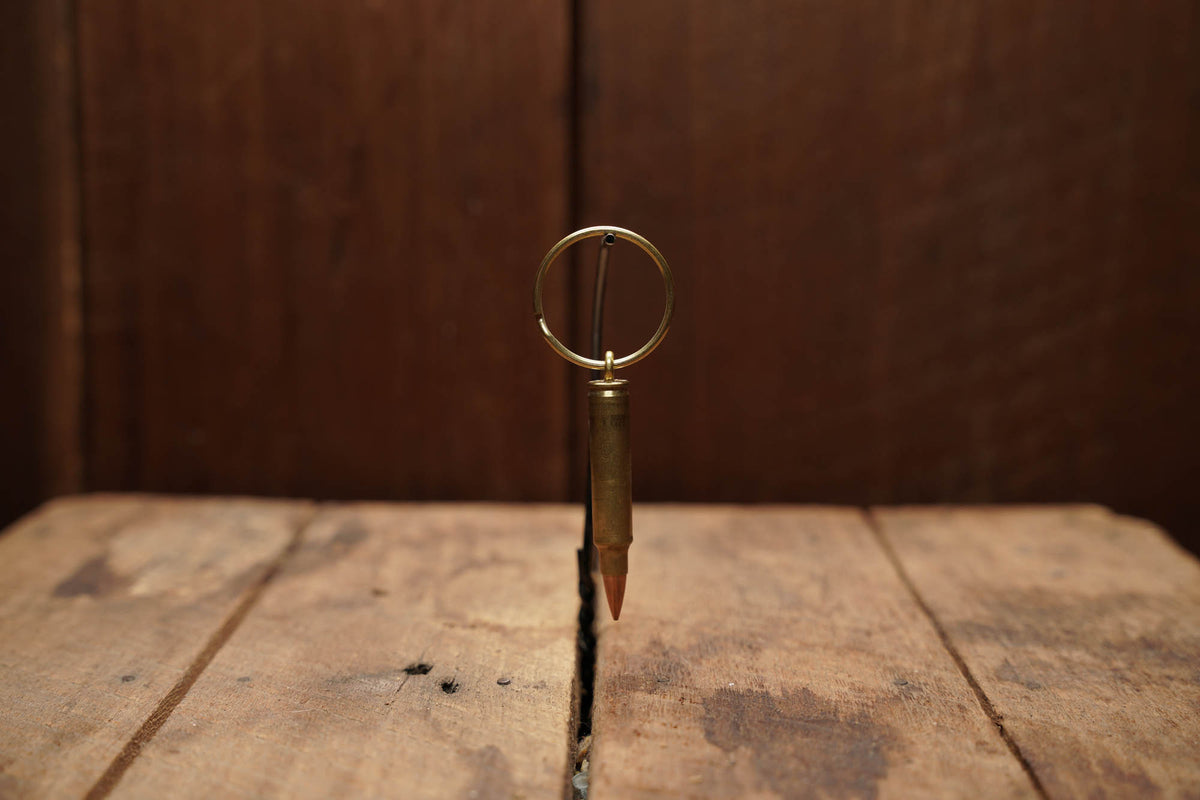 Spent Brass Bullet Keychain