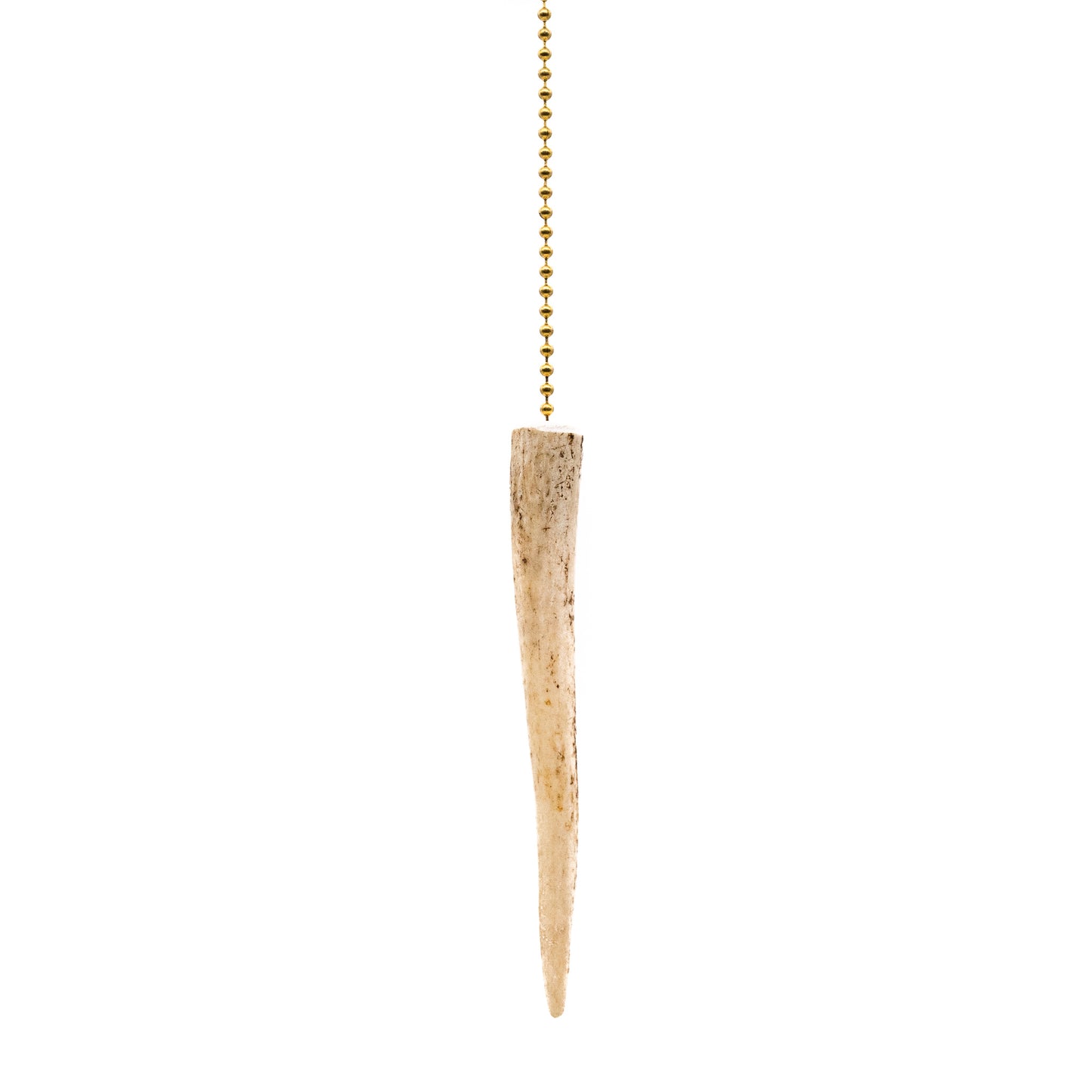 Large Antler Tip Lamp / Fan Pull