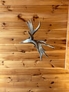 Moose Antler hanging eagle carving