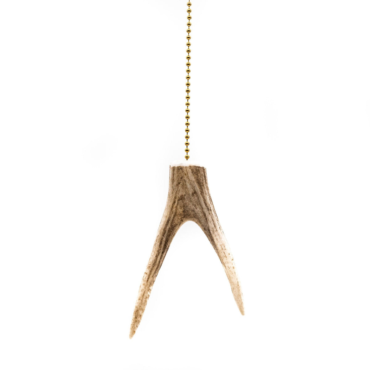 Ceiling Fan Pull Chain - Small Antler Fork