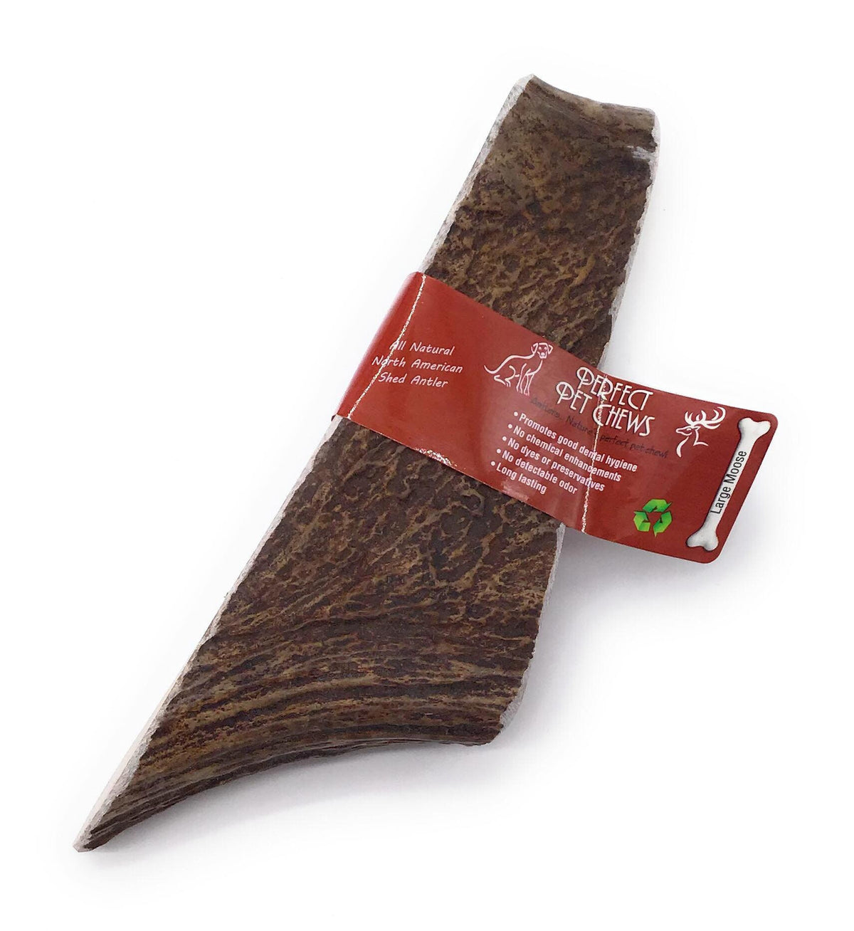 Moose Antler Dog Chew - All Natural, Grade A, Premium Antler Dog Treats, Organic Dog Chews, Naturally Shed Antlers from USA