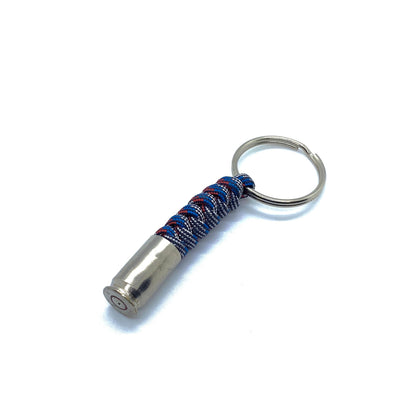 Paracord Spent Brass Keychain