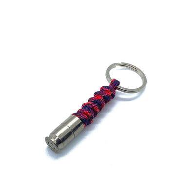 Paracord Spent Brass Keychain