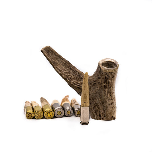 Pipe/Bowl Tamper - Handmade Antler Bullet Tamper