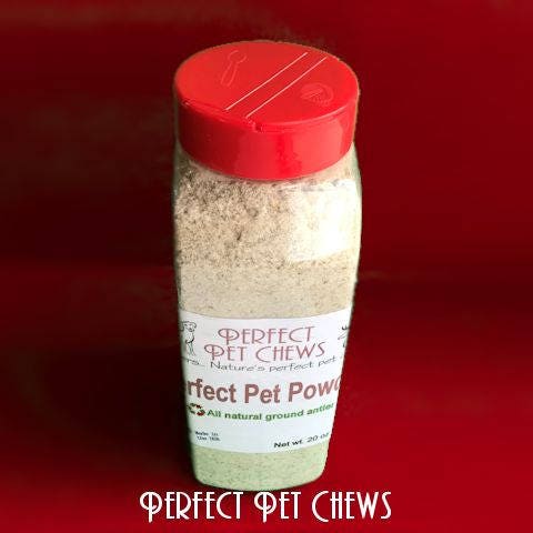 Perfect Pet Chew: 20 oz Antler Powder-All Natural, Grade A, Premium Antler Dog Treats, Organic Dog Chews, Naturally Shed Antlers from USA