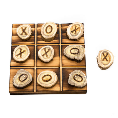 Tic Tac Toe Game - Antler Tic Tac Toe Board Game - Crooked Creek Antlers