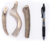 Economy Elk/Deer Antler Dog Chew 3 Count - Grade B/C All Natural Organic and Long Lasting Treats Made from Naturally Shed Antlers in The USA