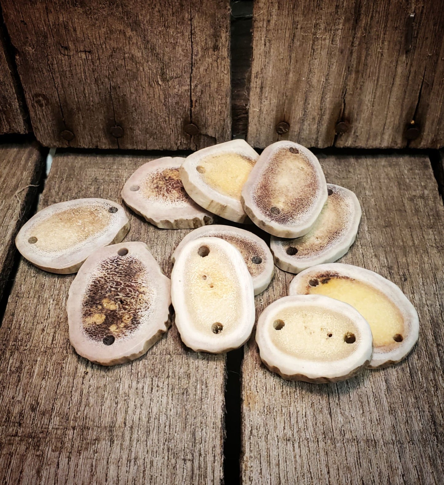 Flat Antler Bracelet Links