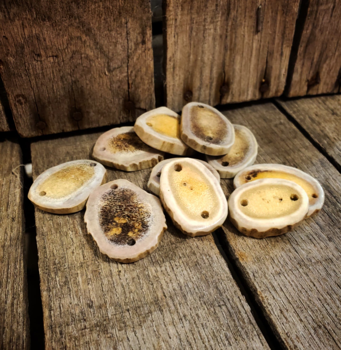 Flat Antler Bracelet Links