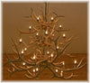 27 Antler, 24 Light Elk Antler 3 Tier Chandelier