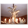 17 Antler, 16 Light Fallow Deer Antler Cascading Chandelier