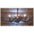 6 Antler, 6 Light Large Whitetail Antler Low Profile Chandelier