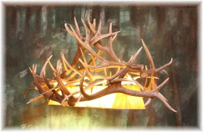 Large Elk Antler Pool Table-Bar Chandelier