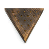 Tricky Triangle - Peg Solitaire - Bullet Peg Game Puzzle - Cracker Barrel Board Game - Wood Jumping Peg Game - Gifts For Kids