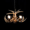 8 Antler, 4 Light Mini Whitetail Antler Chandelier