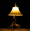 Large 2 Antler Mule Deer Table Lamp