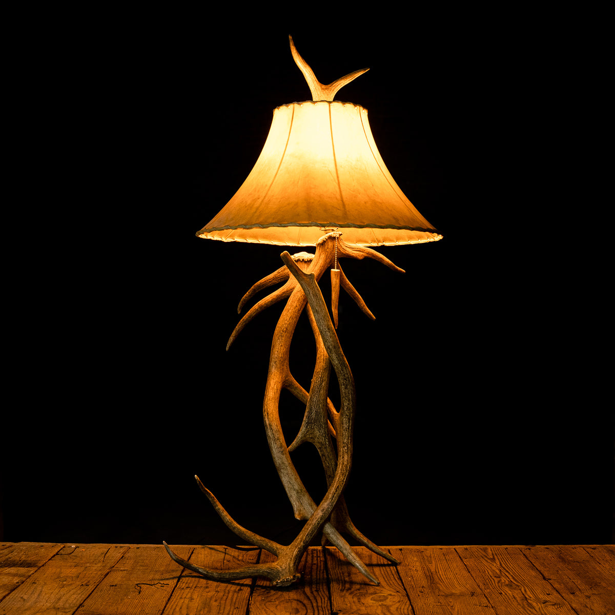Elk Antler Table Lamp