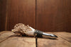 Wine Bottle Stopper/Corkscrew Combo w/ Antler Handle