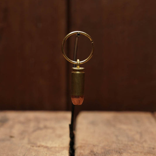 40 Spent Brass Bullet Keychain, 5 ct