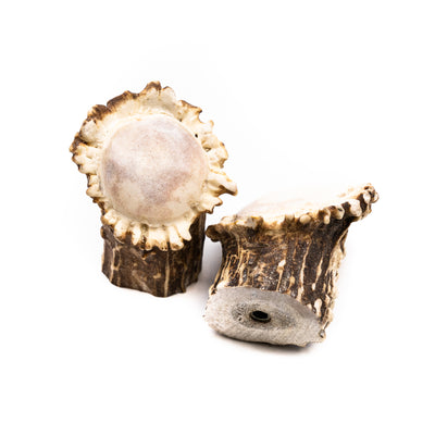 Polished Deer Antler Burr Cabinet Pull