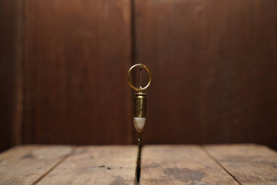 Deer Antler Bullet Keychain