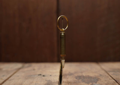 Deer Antler Bullet Keychain