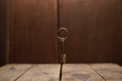 Deer Antler Bullet Keychain