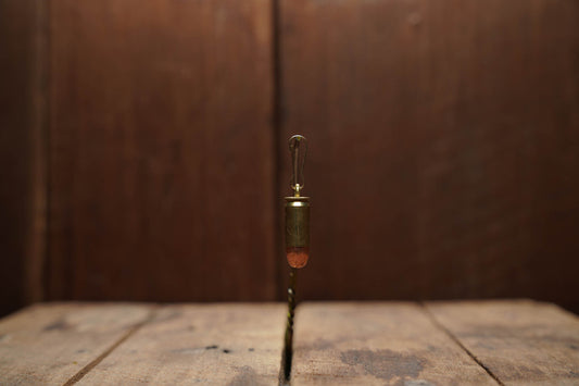 45 Auto Spent Brass Bullet Zipper Pull