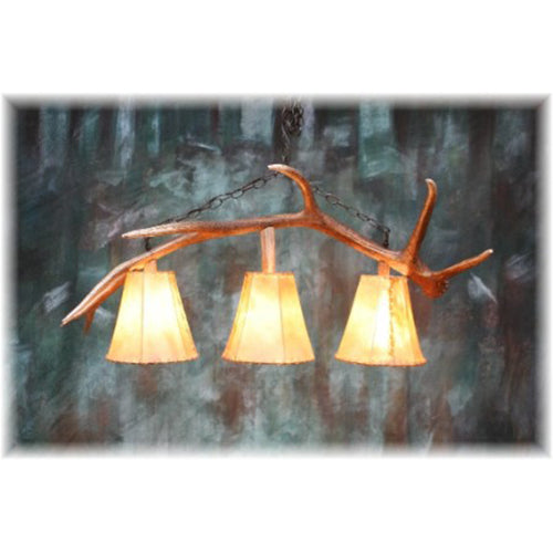 Large Elk Antler Pool Table-Bar Light