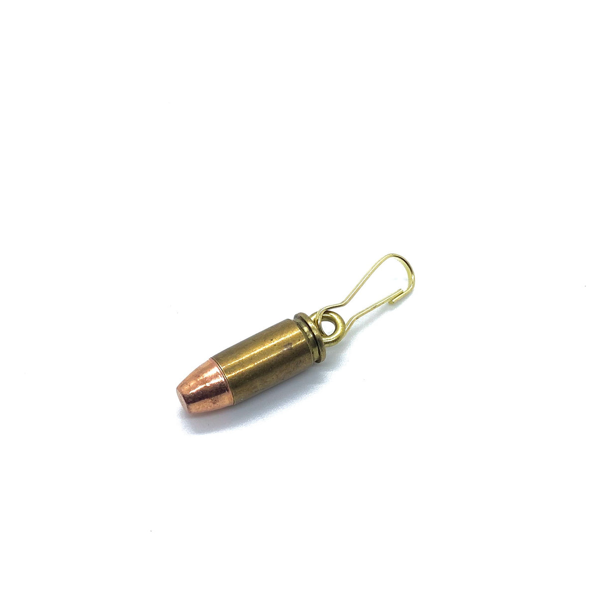 Spent Brass Bullet Zipper Pull