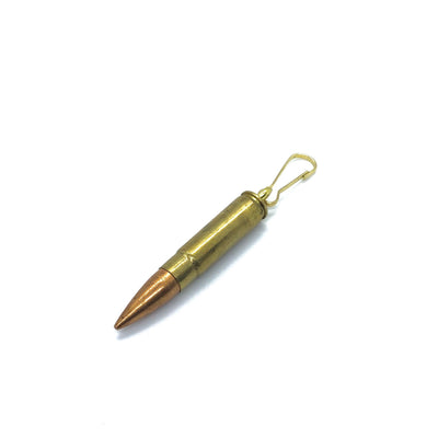 Spent Brass Bullet Zipper Pull