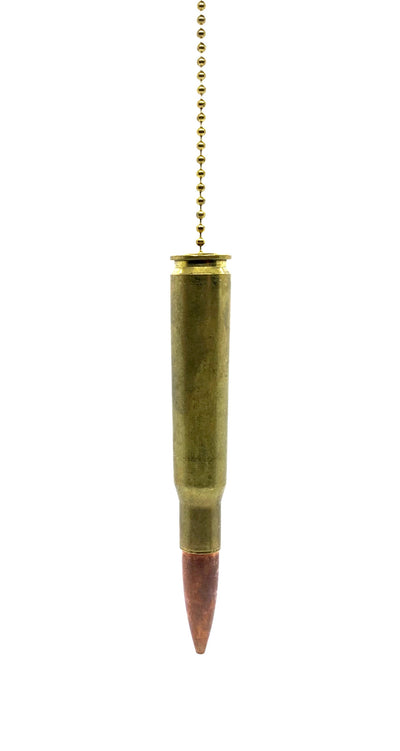 Spent Brass Bullet Fan Pull Chain