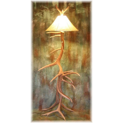 Large Elk Antler Floor Lamp