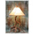 Large 3-4 Antler Mule Deer Table Lamp