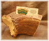 Elk Shed Antler Burr Business Card Holder