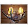 Mule Deer Antler 2 Light Sconce