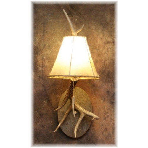 Large Deer Antler Sconce