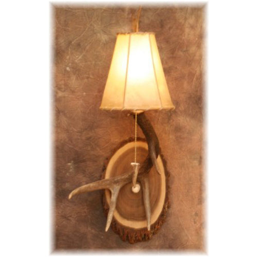 Medium Deer Antler Sconce
