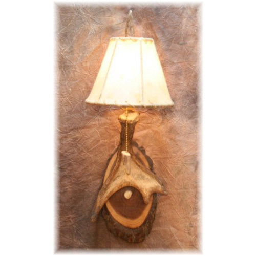 Small Moose Antler Sconce