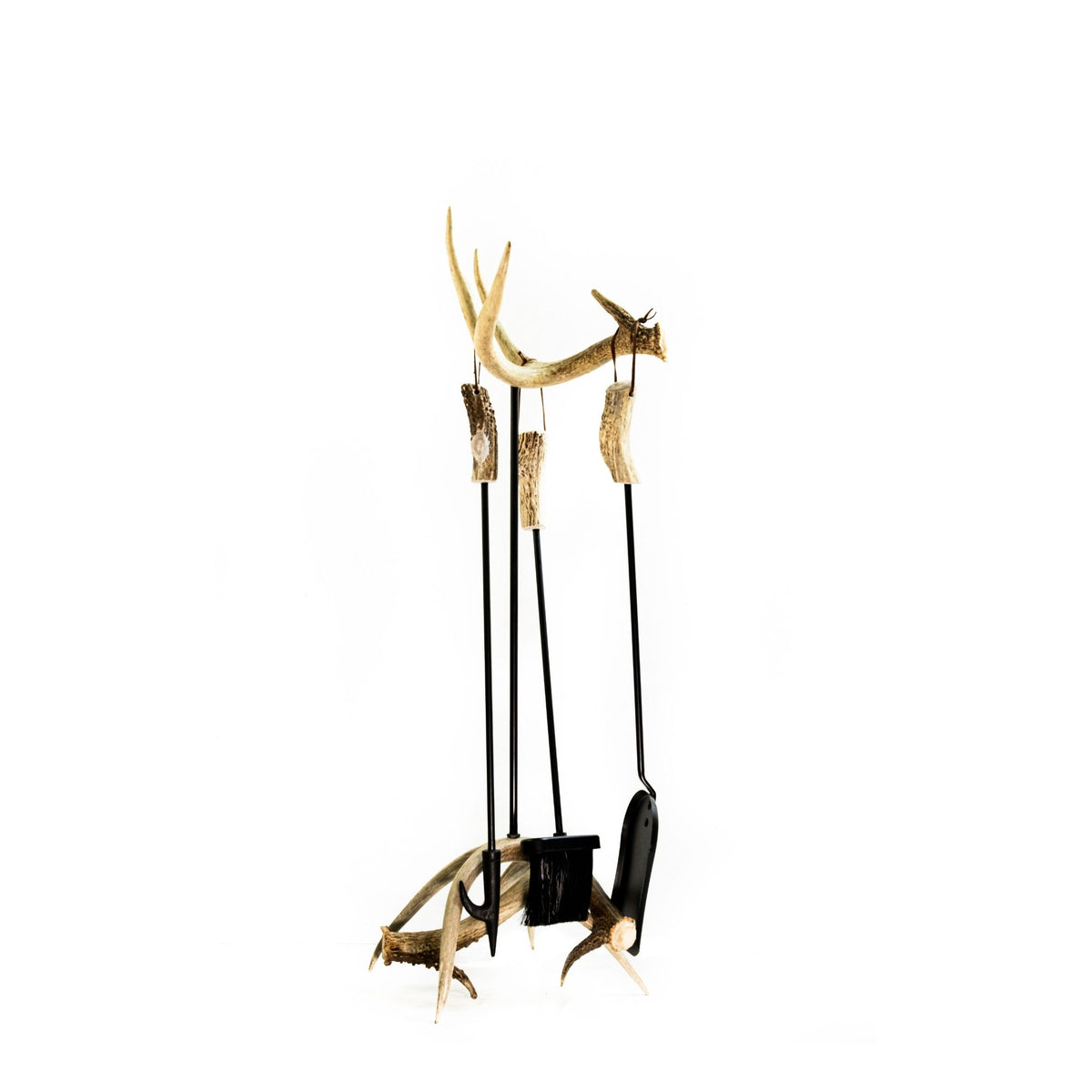 Set D'Outils De Cheminée Décor Violon - Métal Forgé - Neuf - Accessoire Déco Poêle