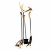 Medium Whitetail Antler Fireplace Set