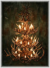 52 Antler, 24 Light Three Tier Whitetail Antler Chandelier