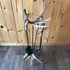 Large Whitetail Antler Fireplace Set